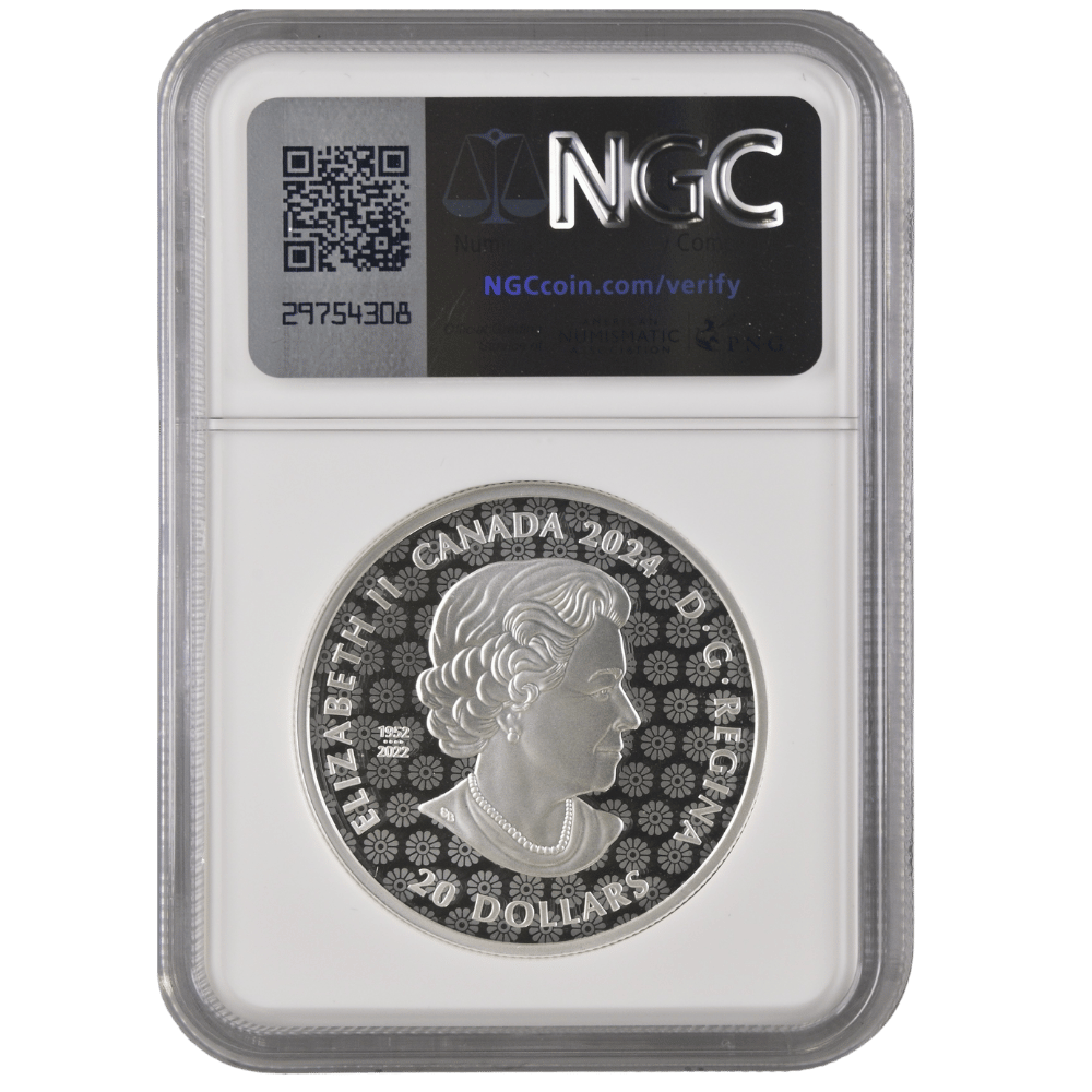 Celebrating Canada’s Diversity Transcendence and Tranquility 1 Oz Fine Silver Coin - PF 70 ULTRA CAMEO - PARTHAVA COIN