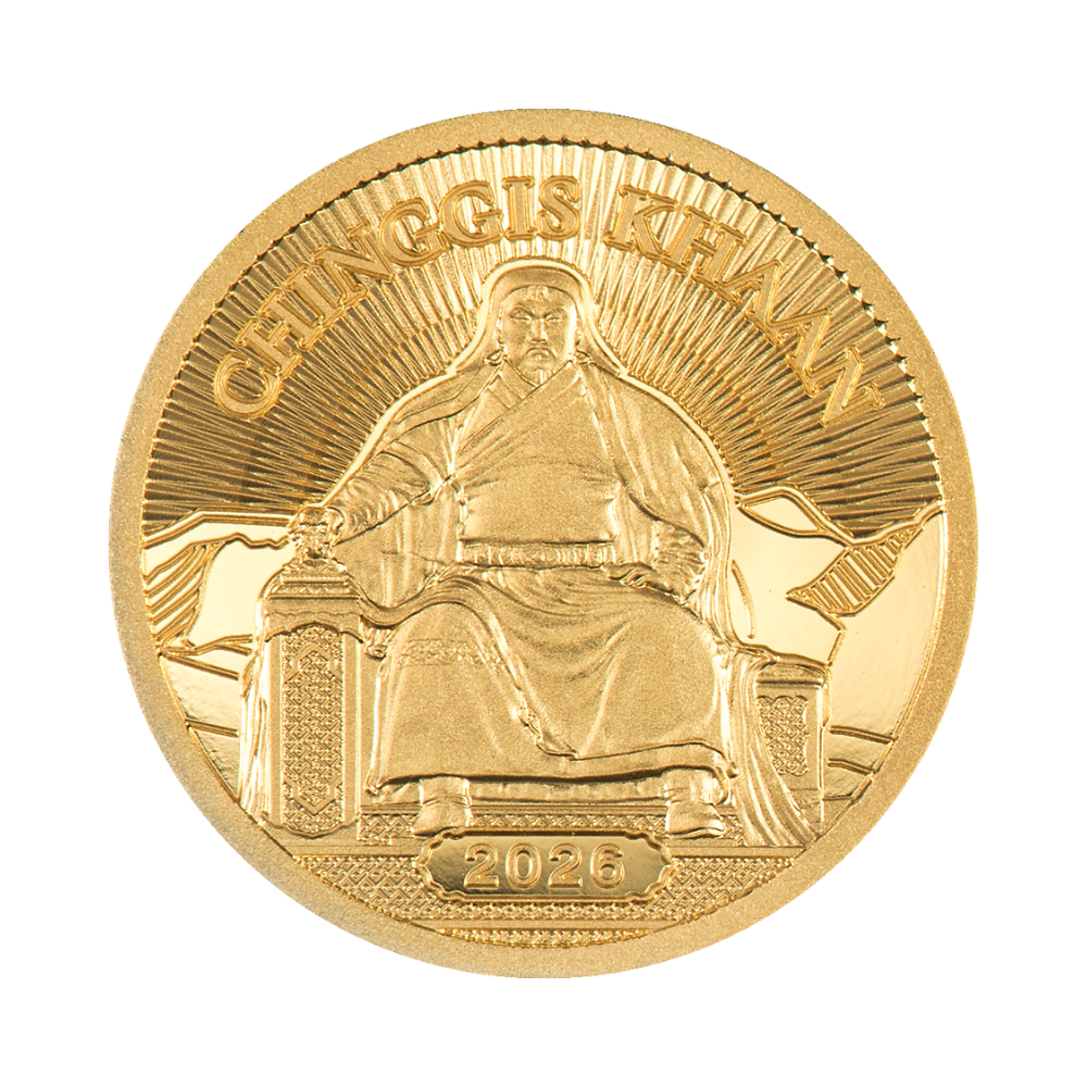 Chinggis Khaan 0.5 g Gold Coin 2026