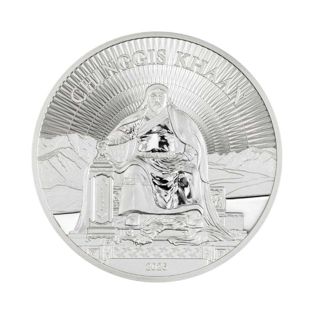 Chinggis Khaan 1 oz Silver Coin 2026 - CIT Coin Invest AG
