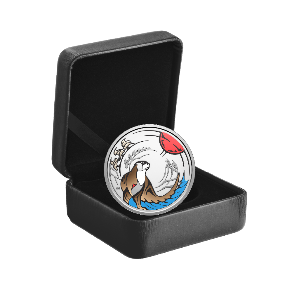 Clan Animals: Otter 3/4 Oz Fine Silver Coin Royal Canadian Mint