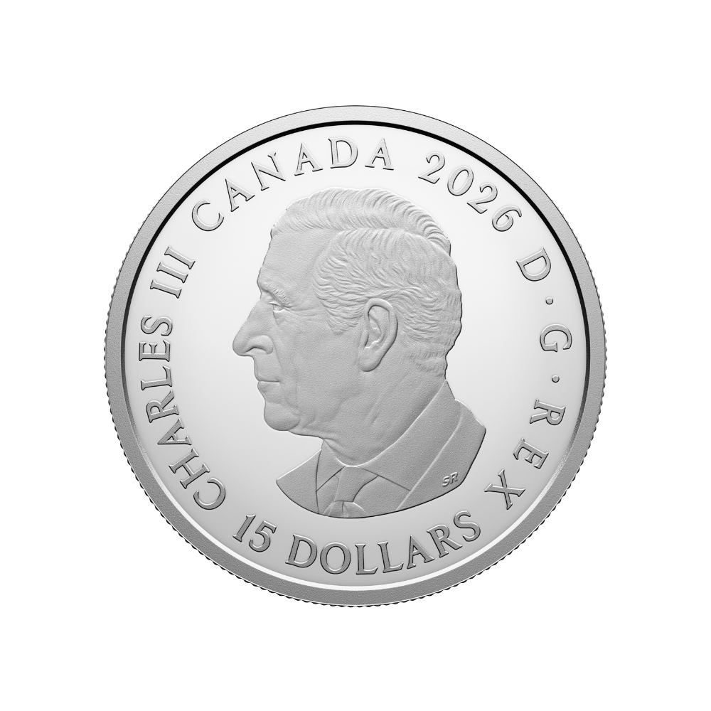 Clan Animals: Sandhill Crane 3/4 Oz Fine Silver Coin Royal Canadian Mint