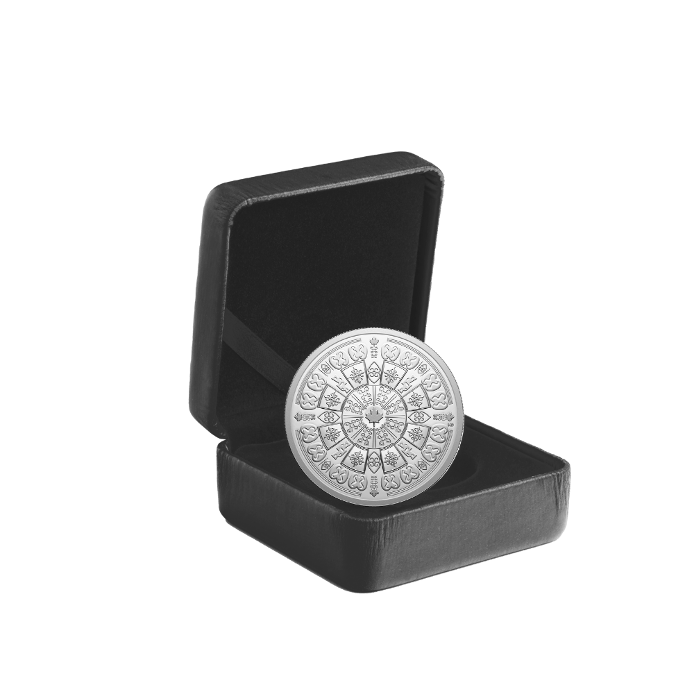 Commemorating Black History: Adinkra Symbols 1 Oz Fine Silver Coin