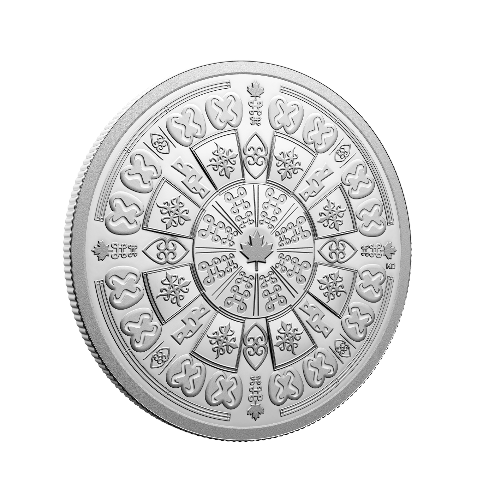 Commemorating Black History: Adinkra Symbols 1 Oz Fine Silver Coin