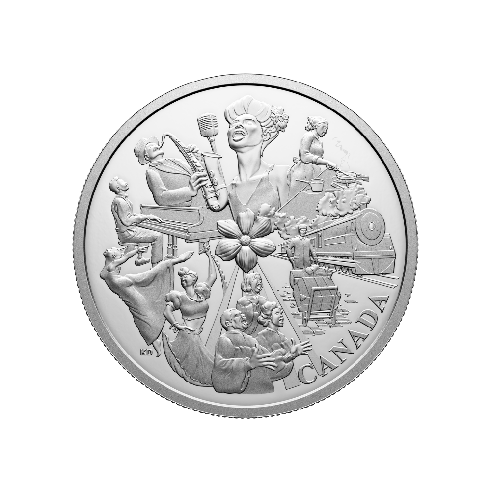 Commemorating Black History: Hogan’s Alley 1 Oz Fine Silver Coin Canada 2025