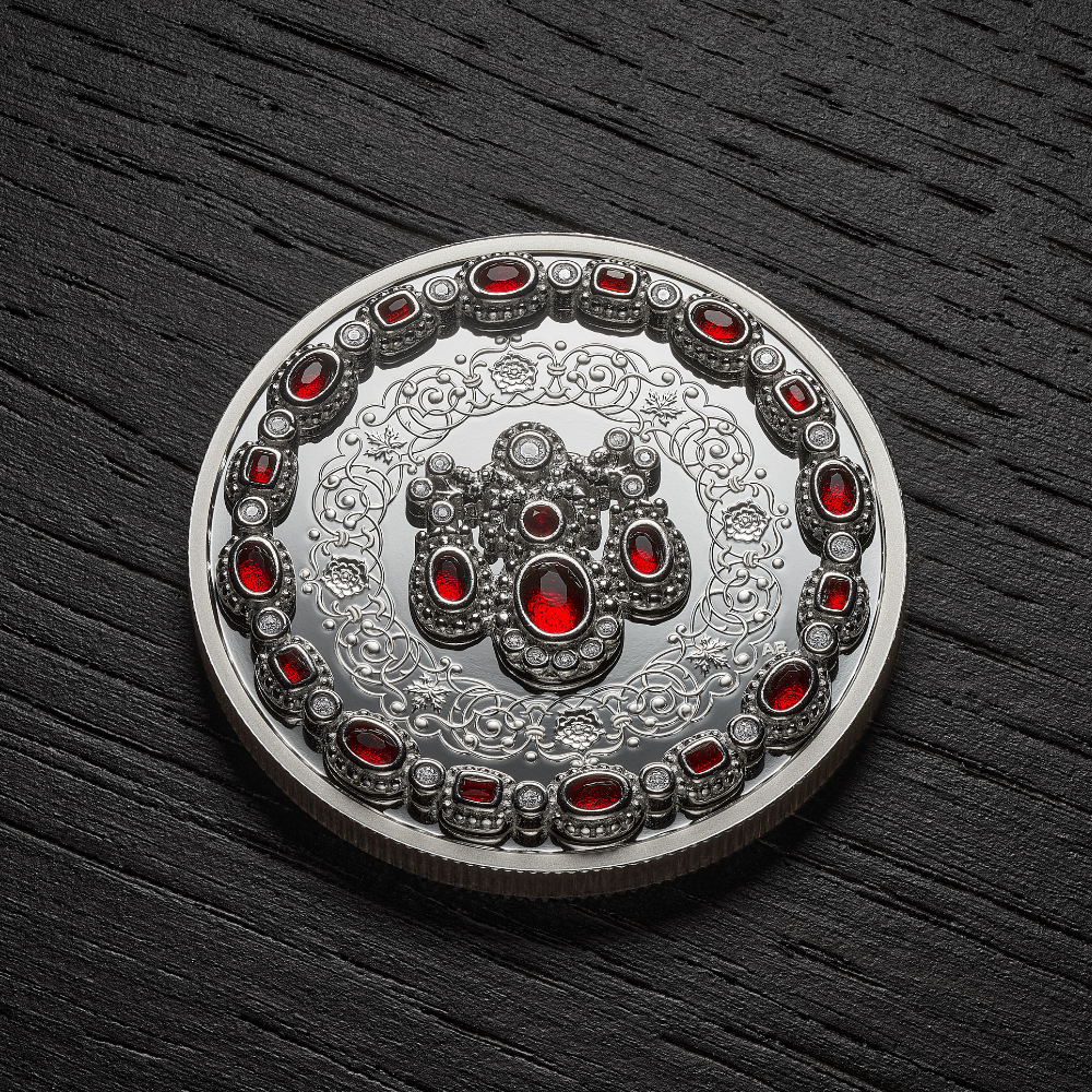 Crown Jewels: A Tribute to the 100th Anniversary of the Birth of Queen Elizabeth II 1 Oz Fine Silver Coin Royal Canadian Mint