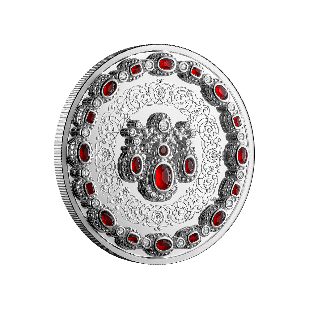 Crown Jewels: A Tribute to the 100th Anniversary of the Birth of Queen Elizabeth II 1 Oz Fine Silver Coin Royal Canadian Mint