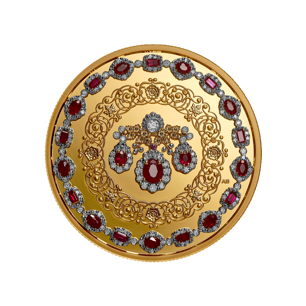 Crown Jewels: A Tribute to the 100th Anniversary of the Birth of Queen Elizabeth II Pure Gold Coin Royal Canadian Mint