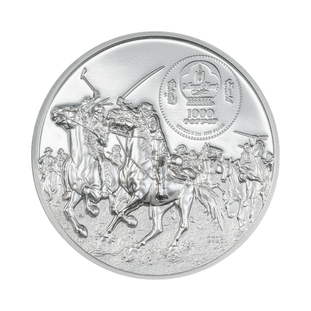 Custer vs Sitting Bull Enemies in History 2 Oz Silver Coin 2026 CIT
