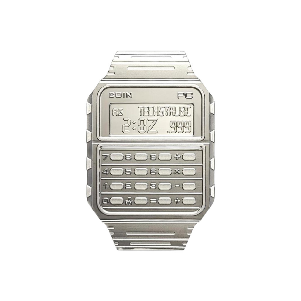 DATABANK WATCH TechStalgic 2 Oz Silver Coin $2 Niue 2024
