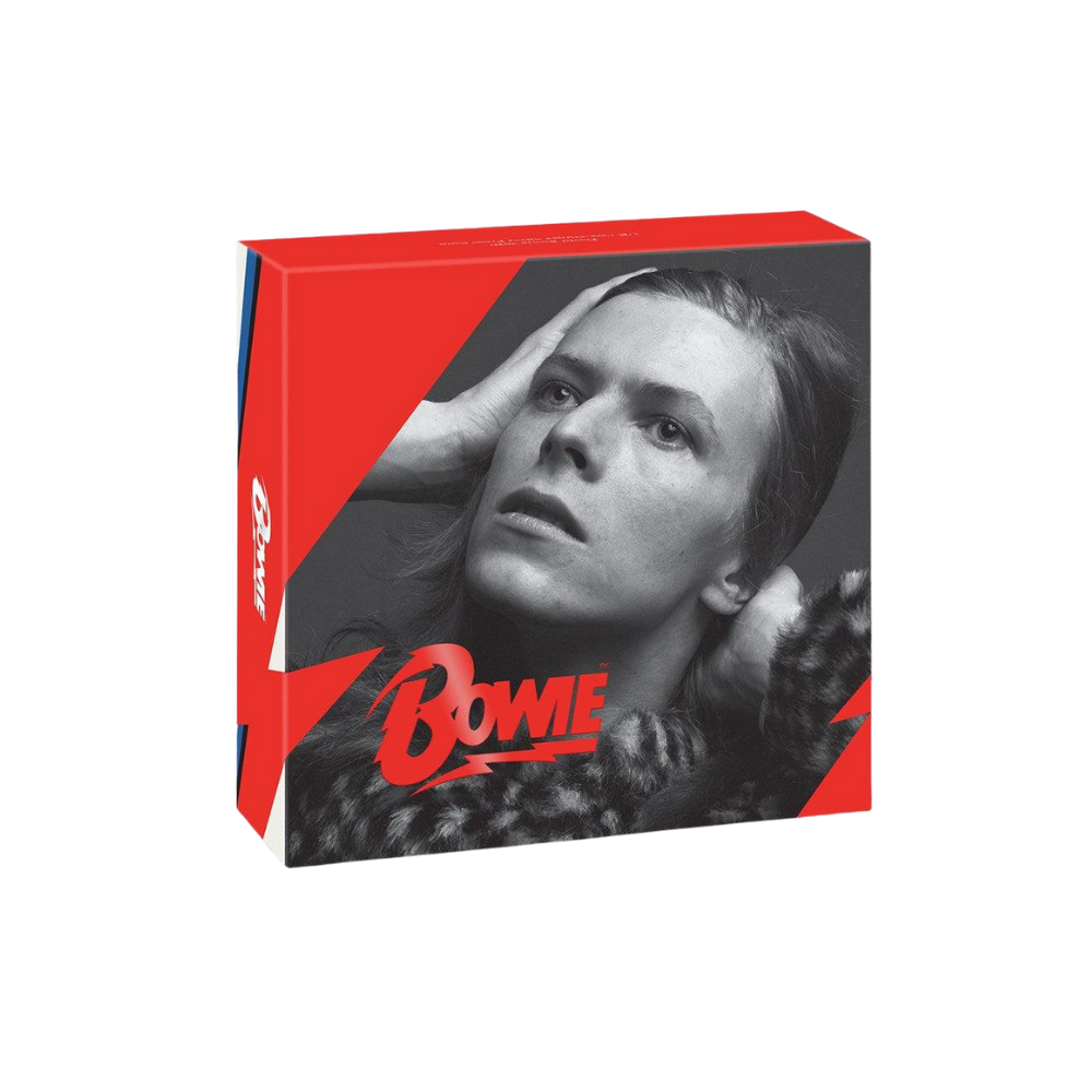 DAVID BOWIE Music Legends 5 Oz Silver Coin 10 Pounds United Kingdom 2020