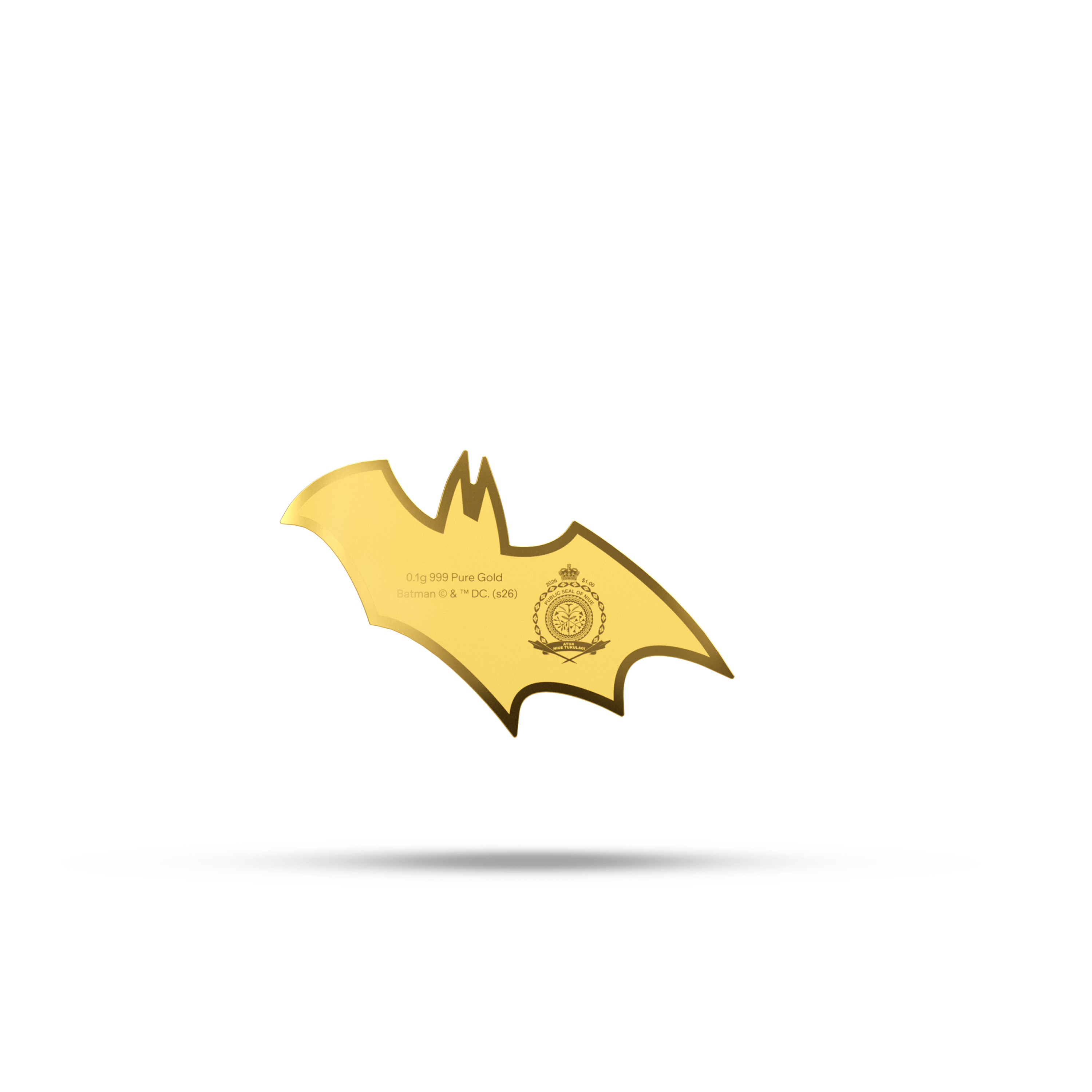 Batman's Emblem Pure Gold Collectible Agoro