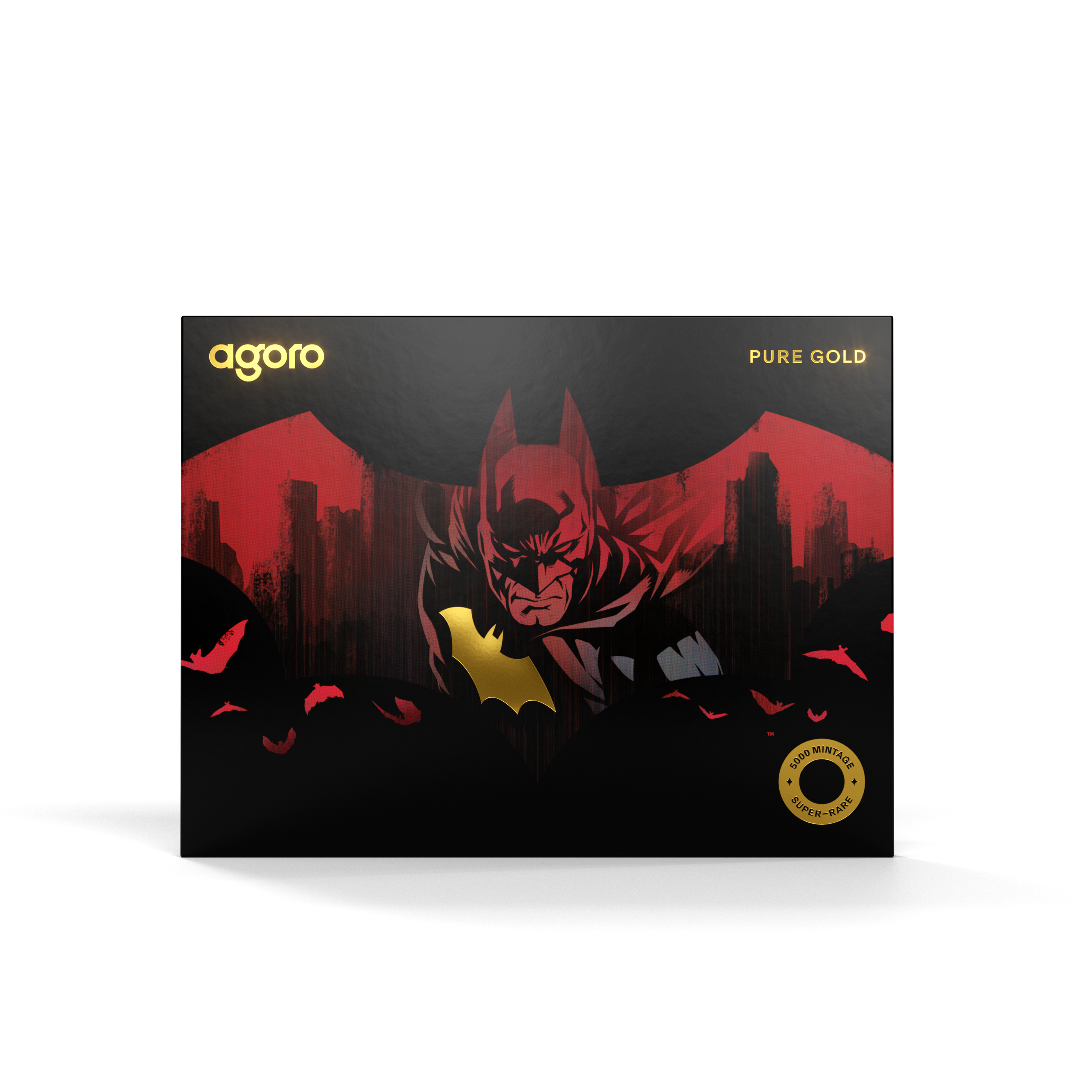 Batman's Emblem Pure Gold Collectible Agoro