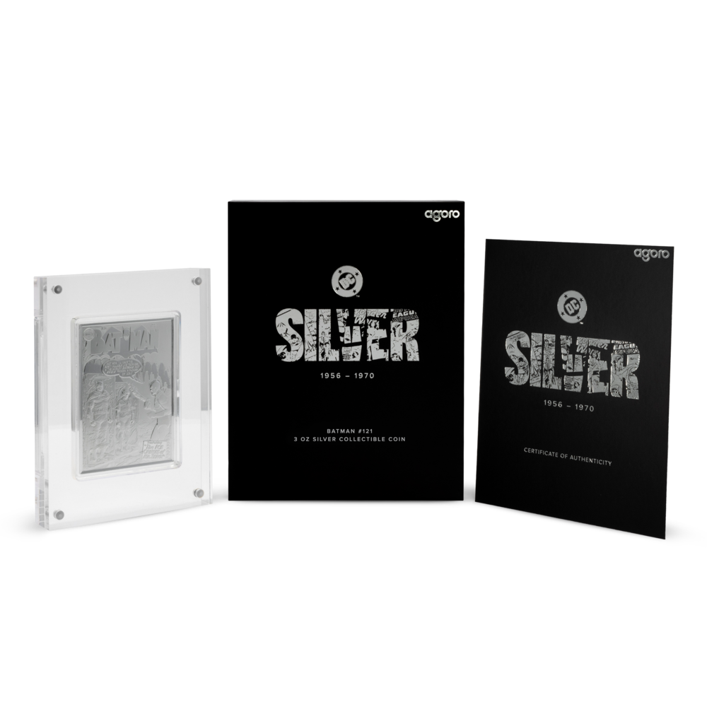 DC 90th Anniversary Silver Age Batman #121 Silver Coin AGORO