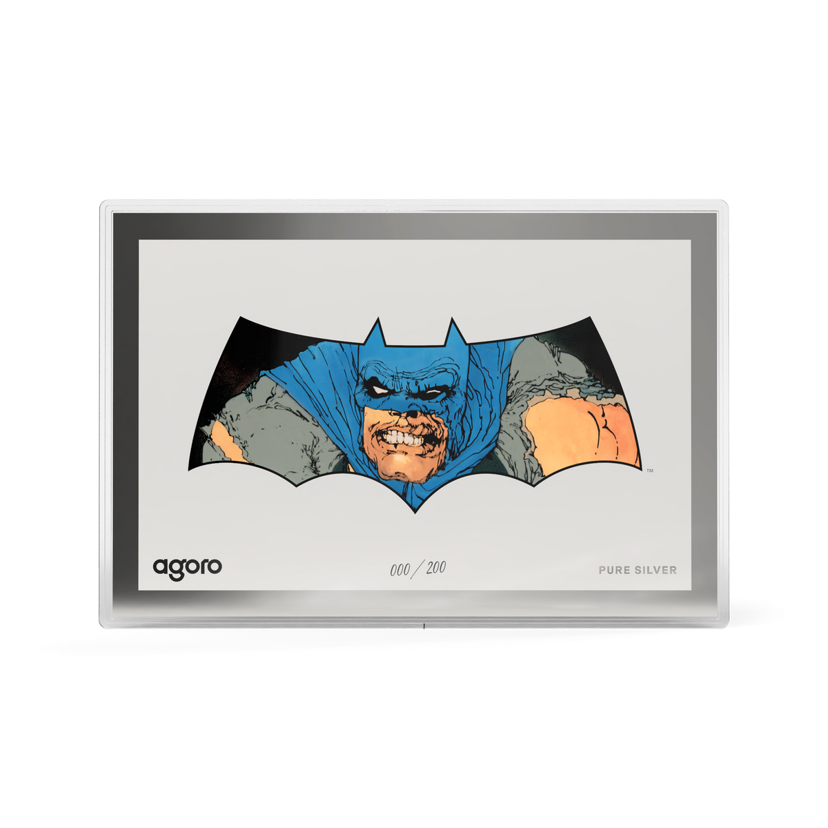 The Dark Knight Returns: BATMAN™ Silver Collectible Foil Agoro