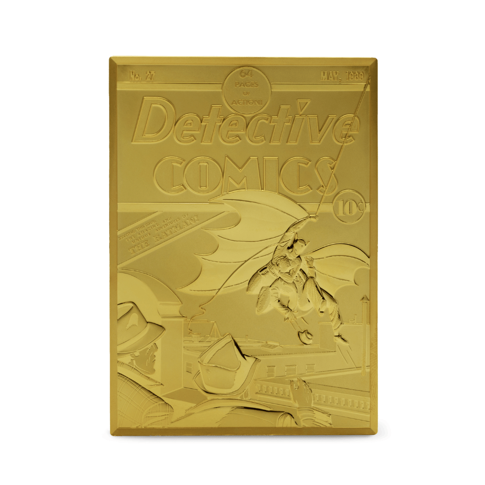 DC 90th Anniversary Golden Age Detective Comics #27 Gilded Coin reverse - Agoro New Zealand Mint