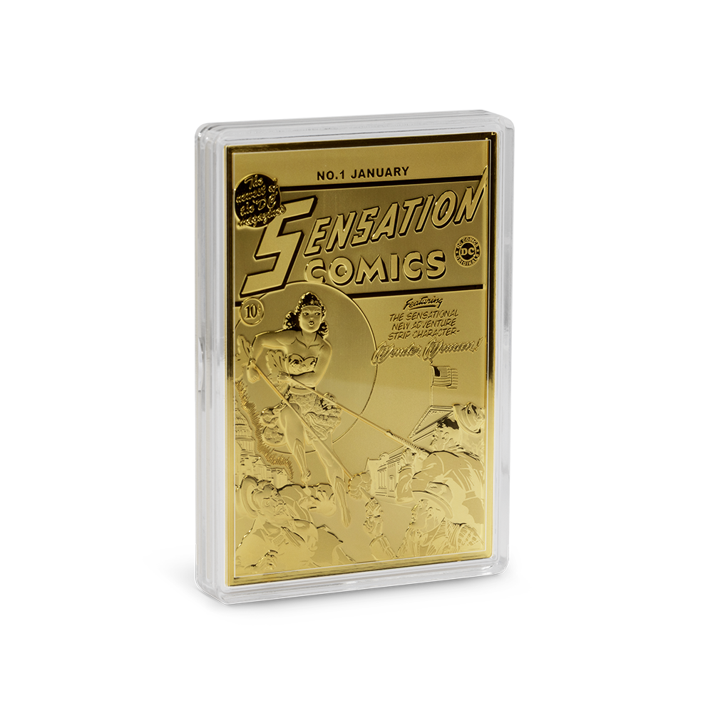 DC 90th Anniversary Golden Age Sensation Comics #1 Gilded Coin