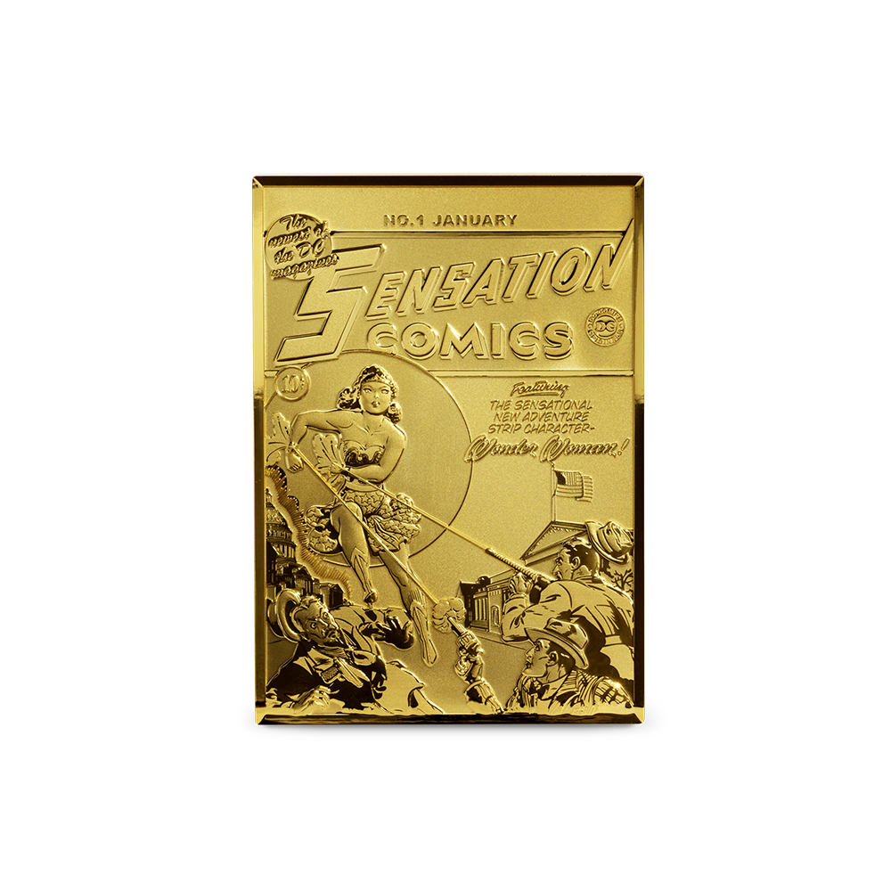 DC 90th Anniversary Golden Age Sensation Comics #1 Gilded Coin