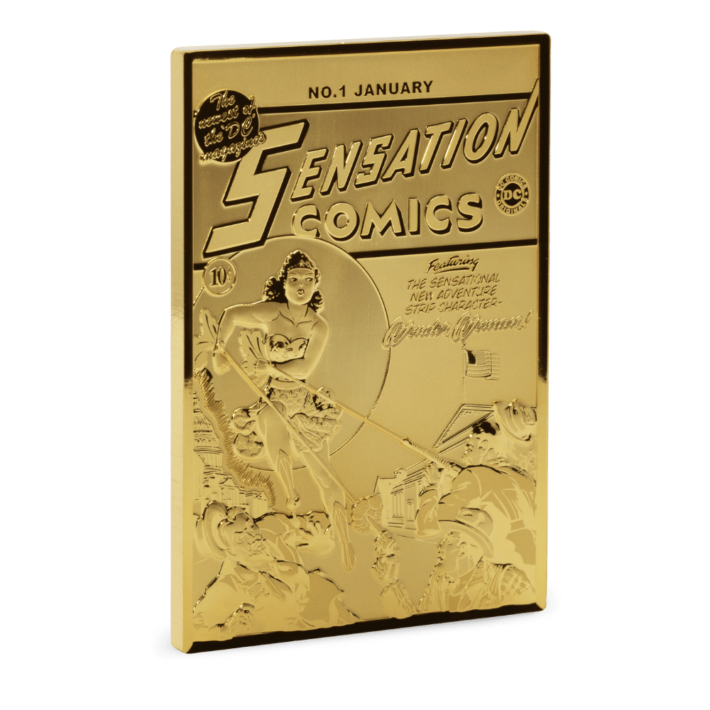 DC 90th Anniversary Golden Age Sensation Comics #1 Gilded Coin Agoro by New Zealand Mint Reverse main image