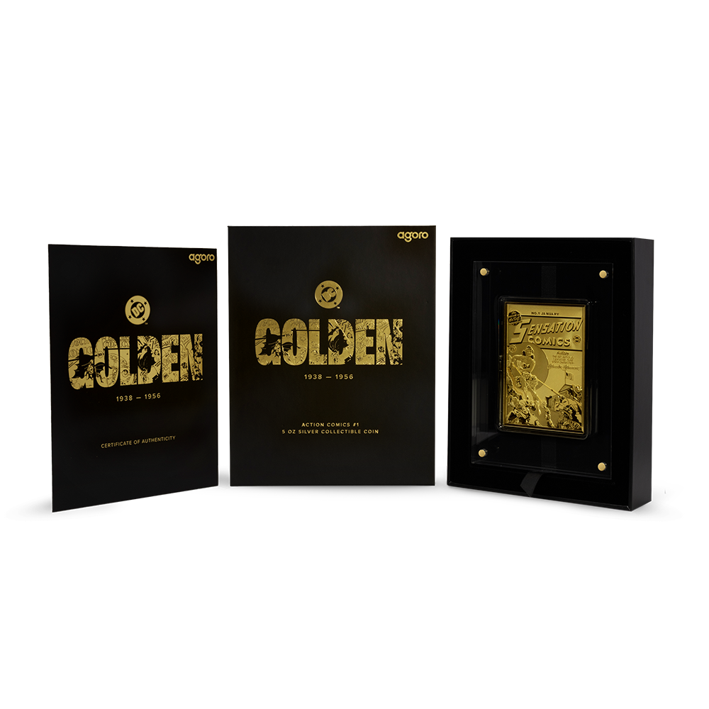 DC 90th Anniversary Golden Age Sensation Comics #1 Gilded Coin