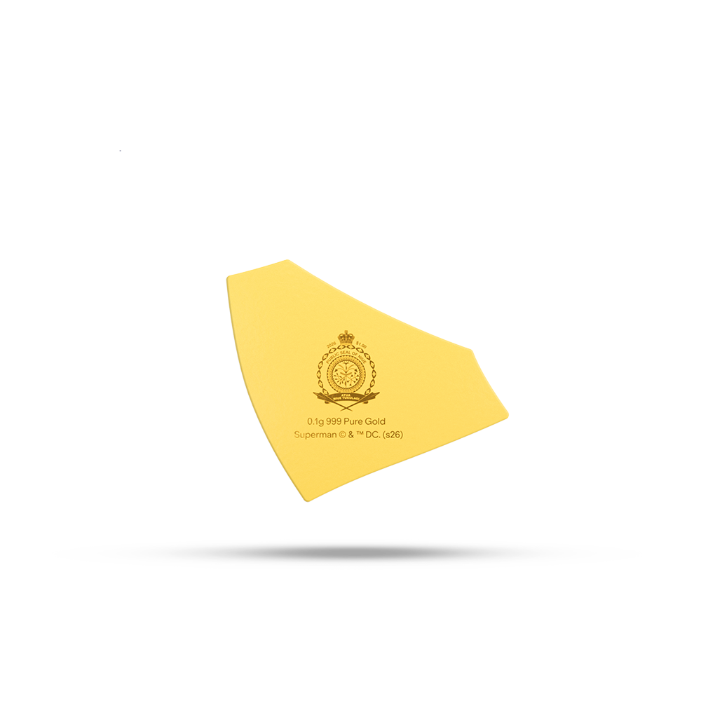 Superman's Emblem Pure Gold Collectible Agoro