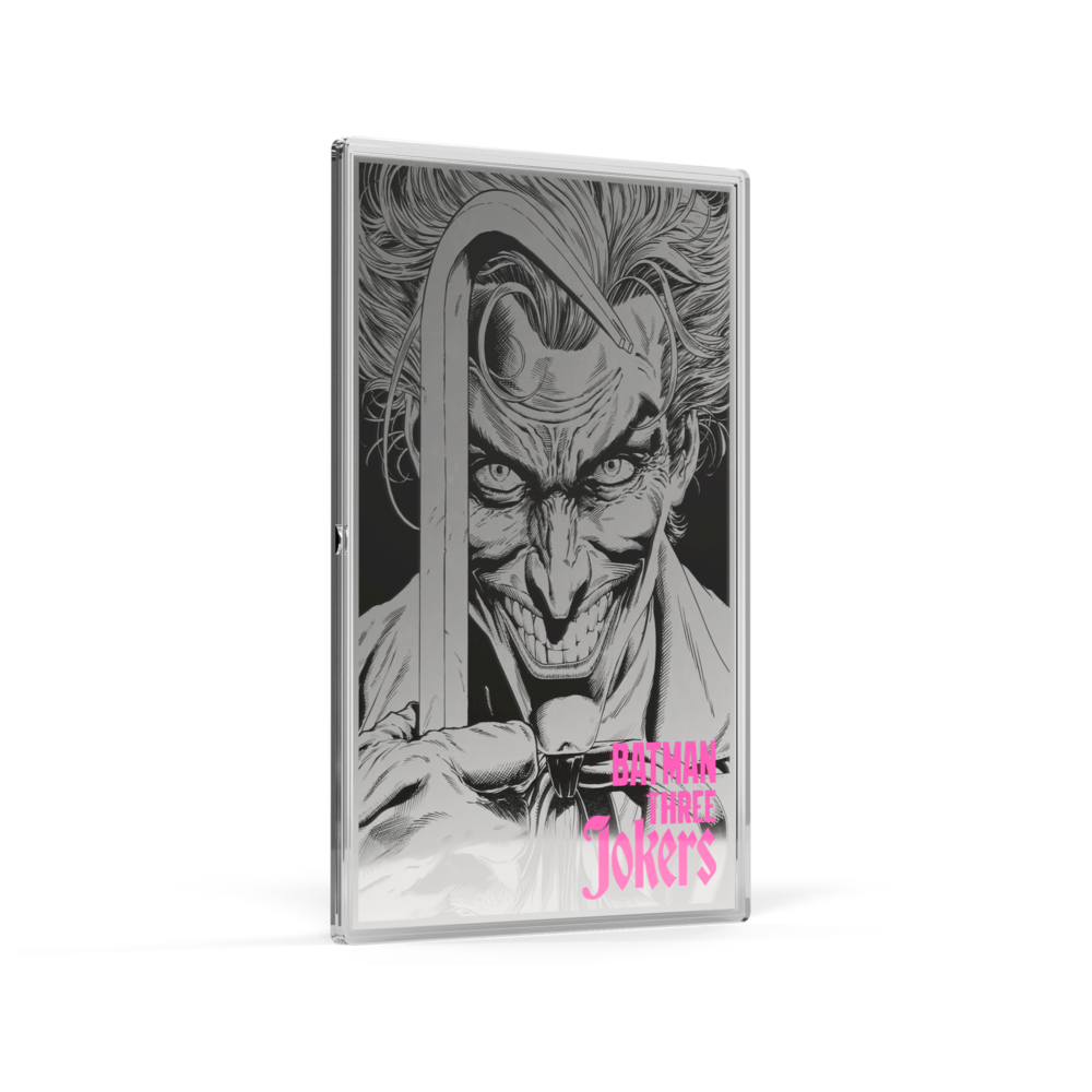 Batman Three Jokers #1 The Clown Silver Collectible Foil AGORO