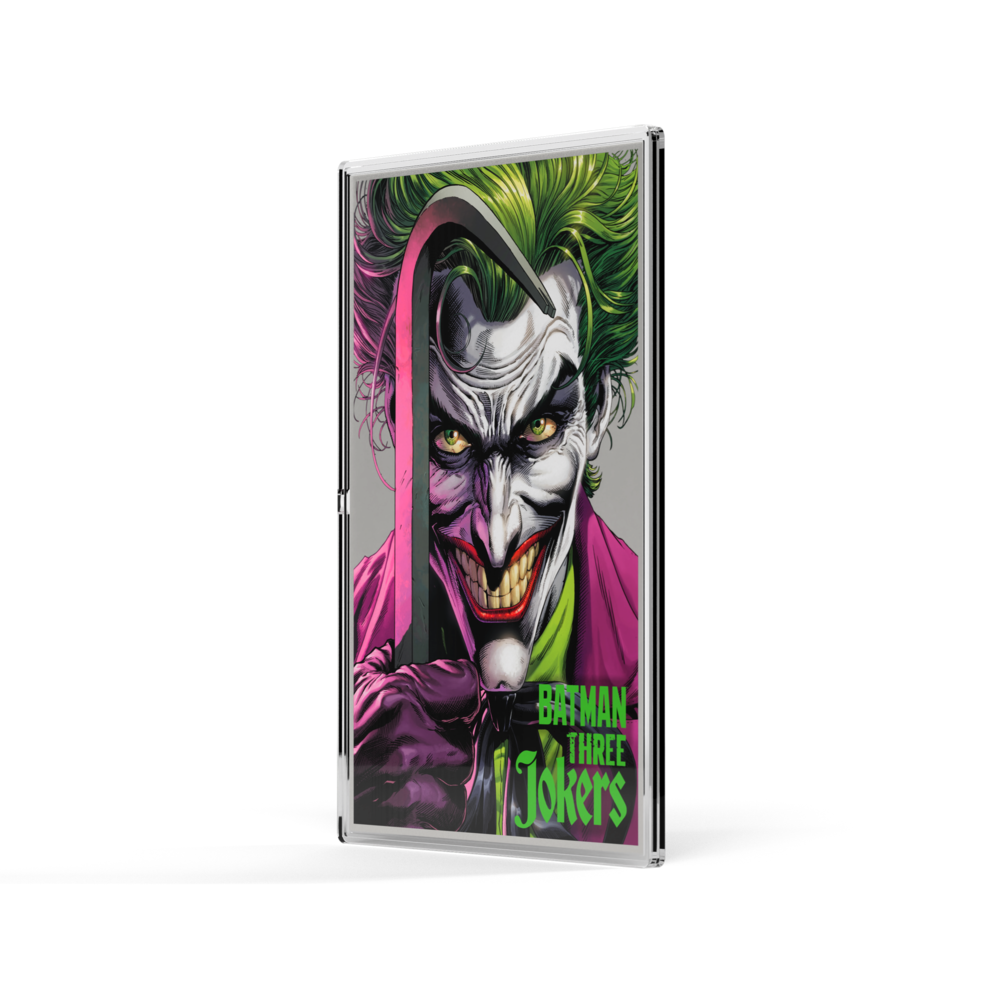 Batman Three Jokers #1 The Clown Silver Collectible Foil AGORO