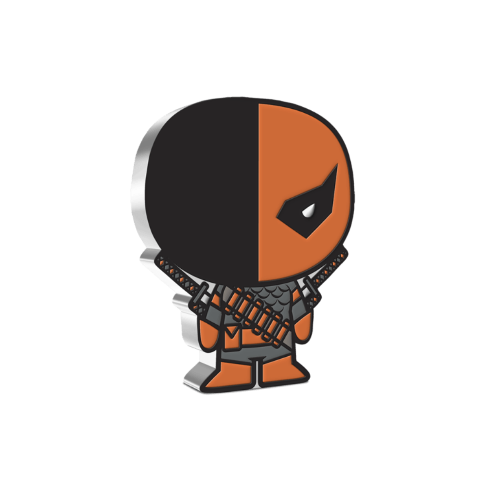 DEATHSTROKE™ DC Comic Series Chibi 1 Oz Silver Coin $2 Niue 2021