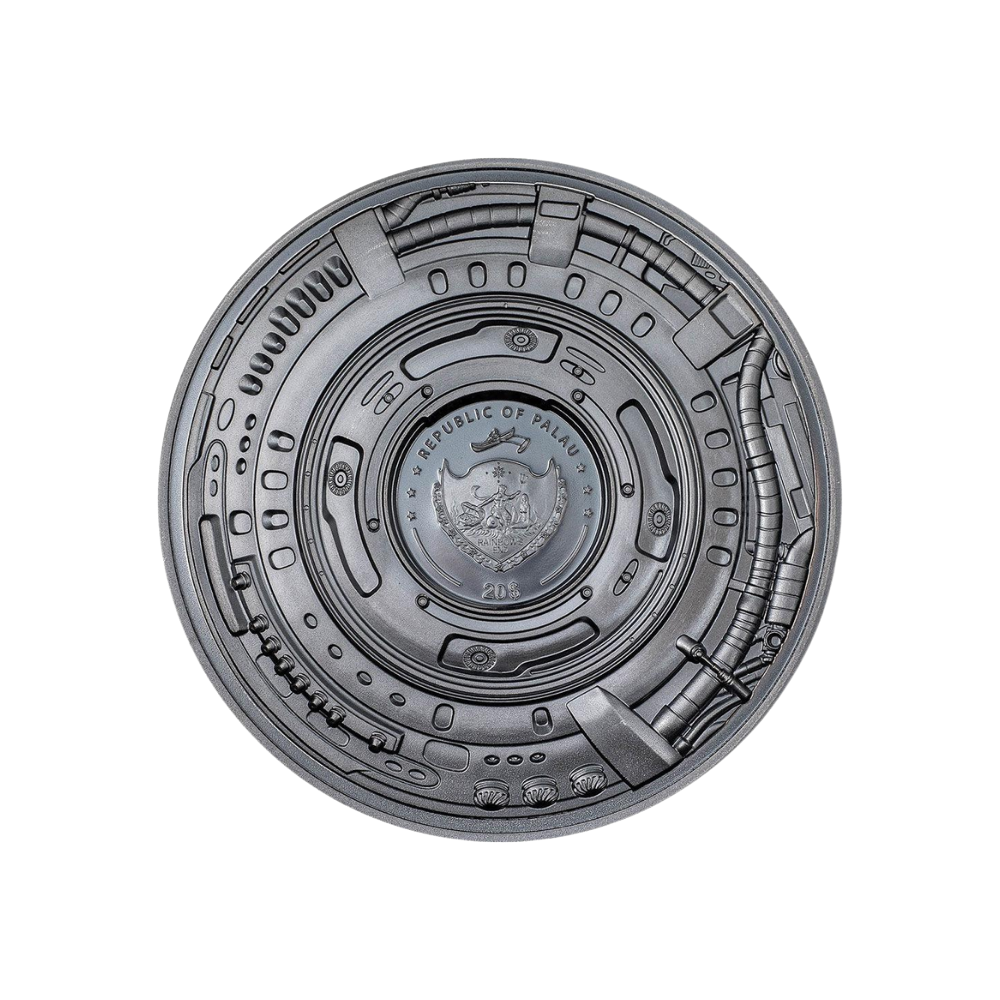 DOG Cyborg Revolution 3 Oz Silver Coin $20 Palau 2023