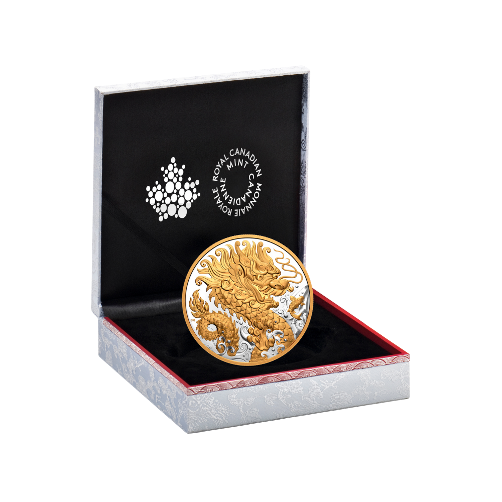 DRAGON TRIUMPHANT Silver Coin $125 Canada 2021