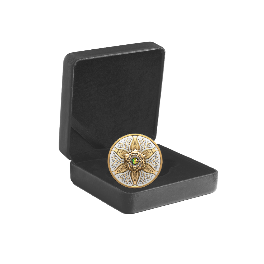 Dancing Ammolite: Elements of Nature Earth Fine Silver Coin Canada 2025