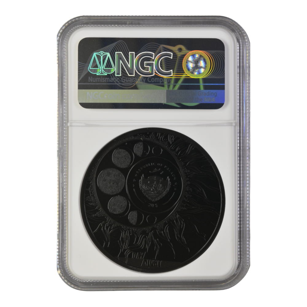 Day and Night JAGUAR 3 Oz Silver Coin $20 Palau 2023- NGC Graded PF 70