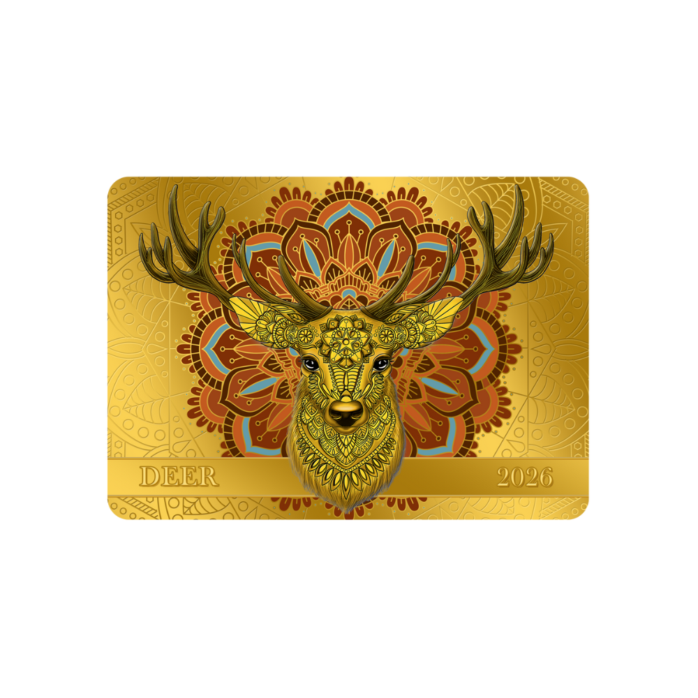 Deer Spirit Animals Collection 1/200 Oz Gold Coin 2026