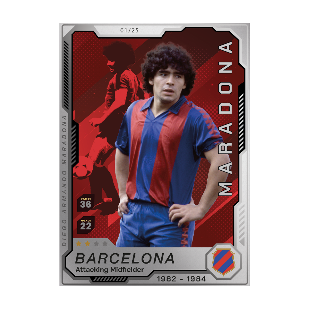 Diego Maradona Precious Collector Coin Cards MDM