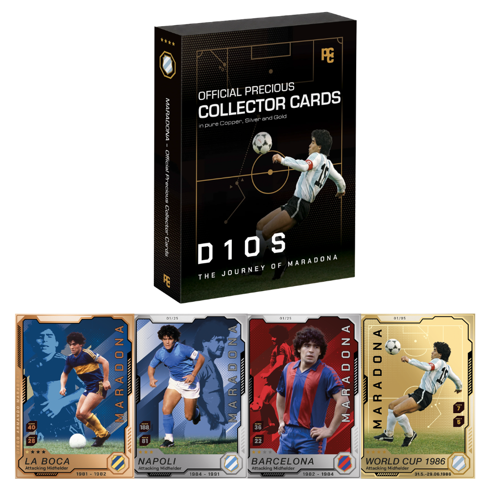 Diego Maradona Precious Collector Coin Cards MDM
