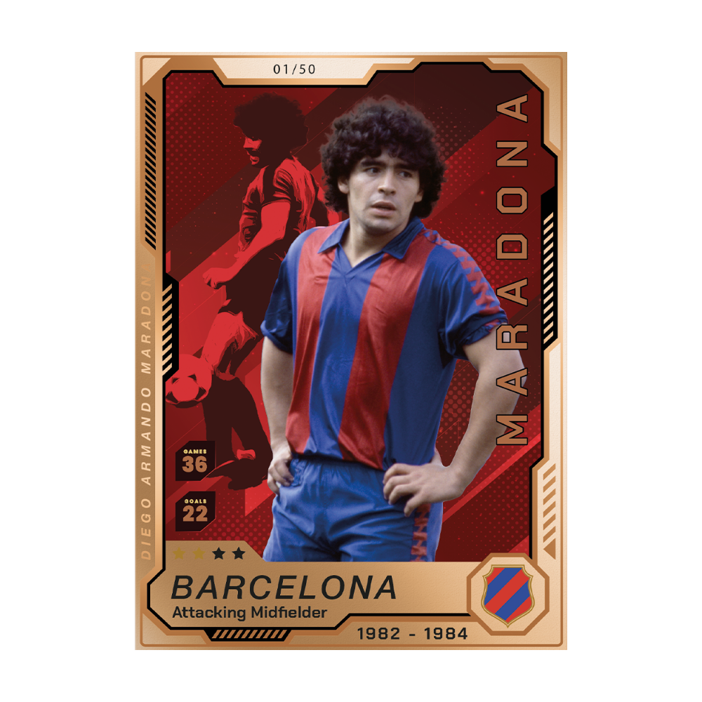 Diego Maradona Precious Collector Coin Cards MDM