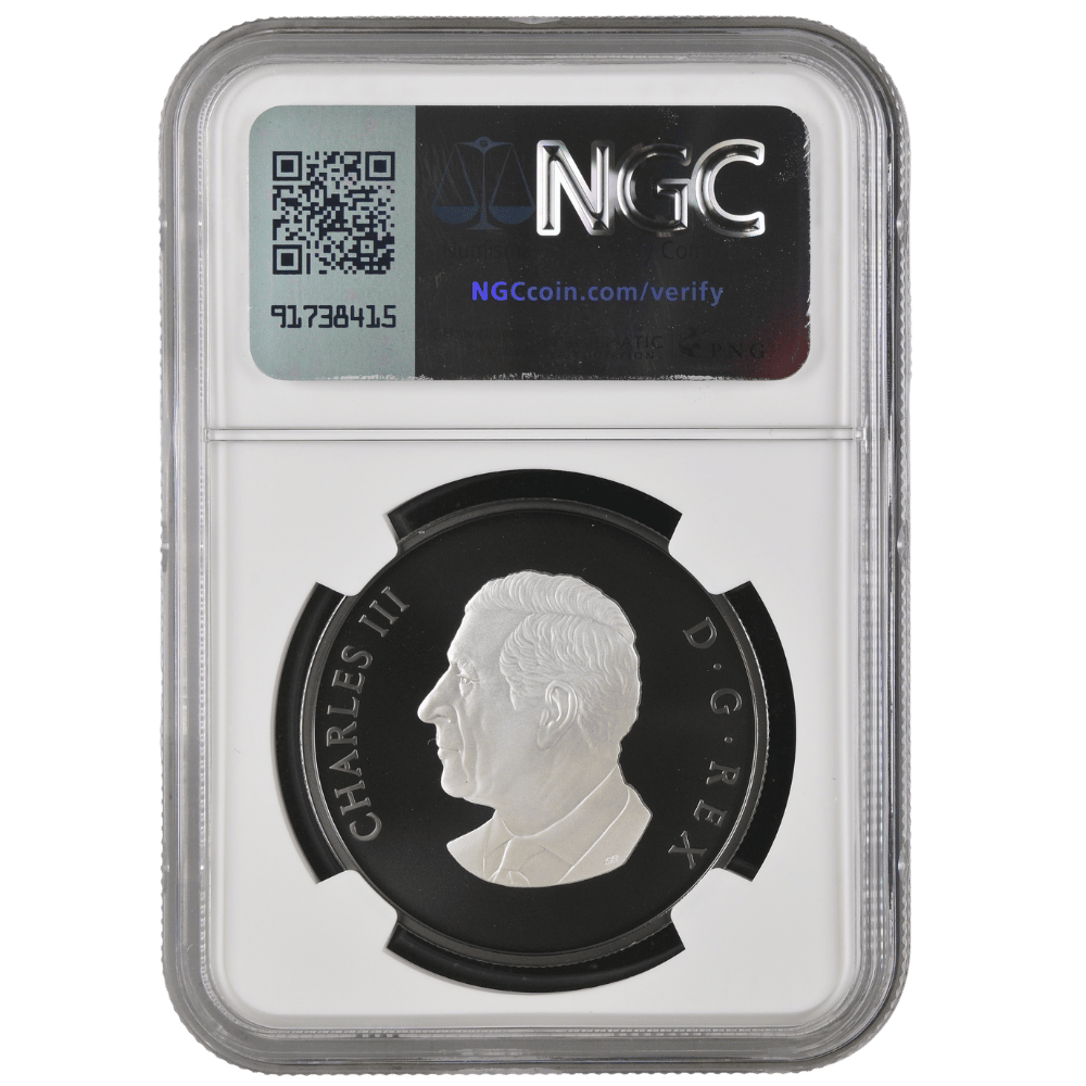 Discovering Dinosaurs: Royal Horned Face Pure Silver Coin - PF 70 MATTE - PARTHAVA COIN