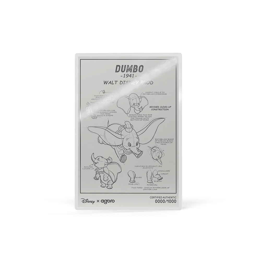 Disney Dumbo Silver Collectible Set Agoro