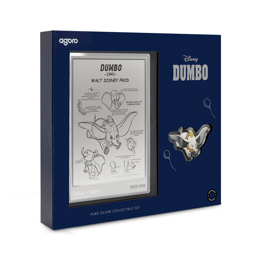 Disney Dumbo Silver Collectible Set Agoro