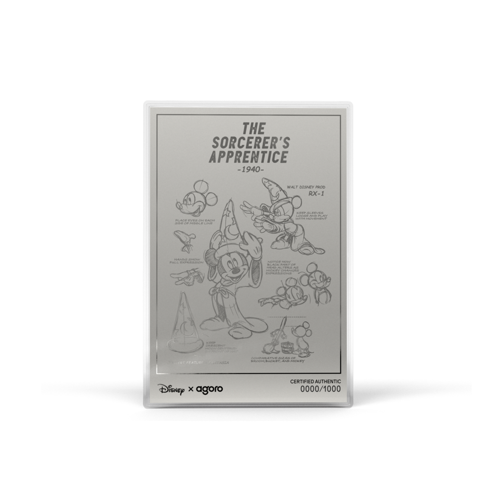 Disney Fantasia Silver Collectible Set