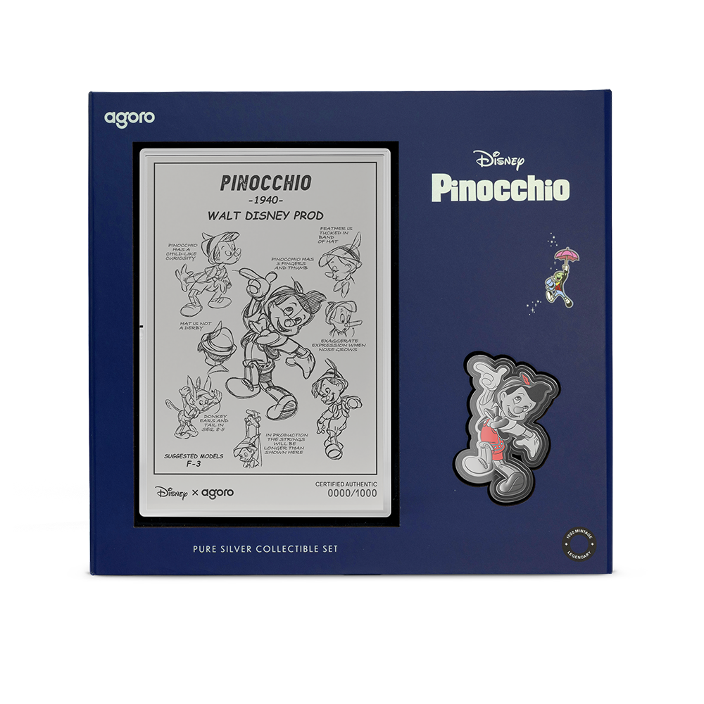 Disney Pinocchio Silver Collectible Set Agoro