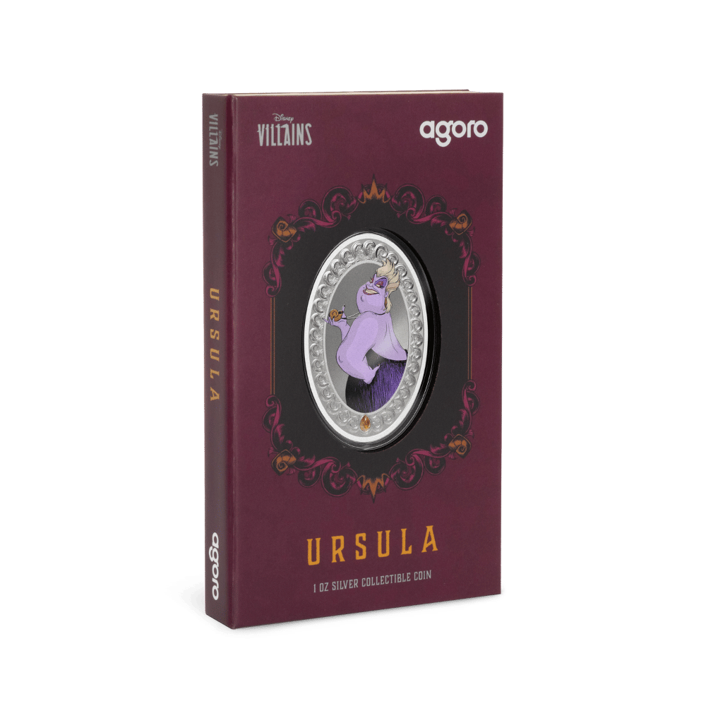 Disney Villains Ursula Silver Coin AGORO
