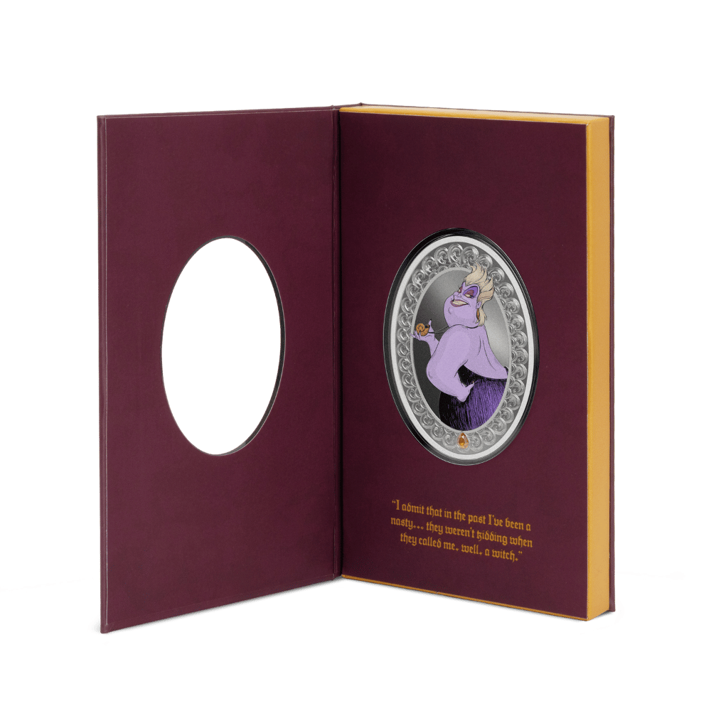 Disney Villains Ursula Silver Coin AGORO
