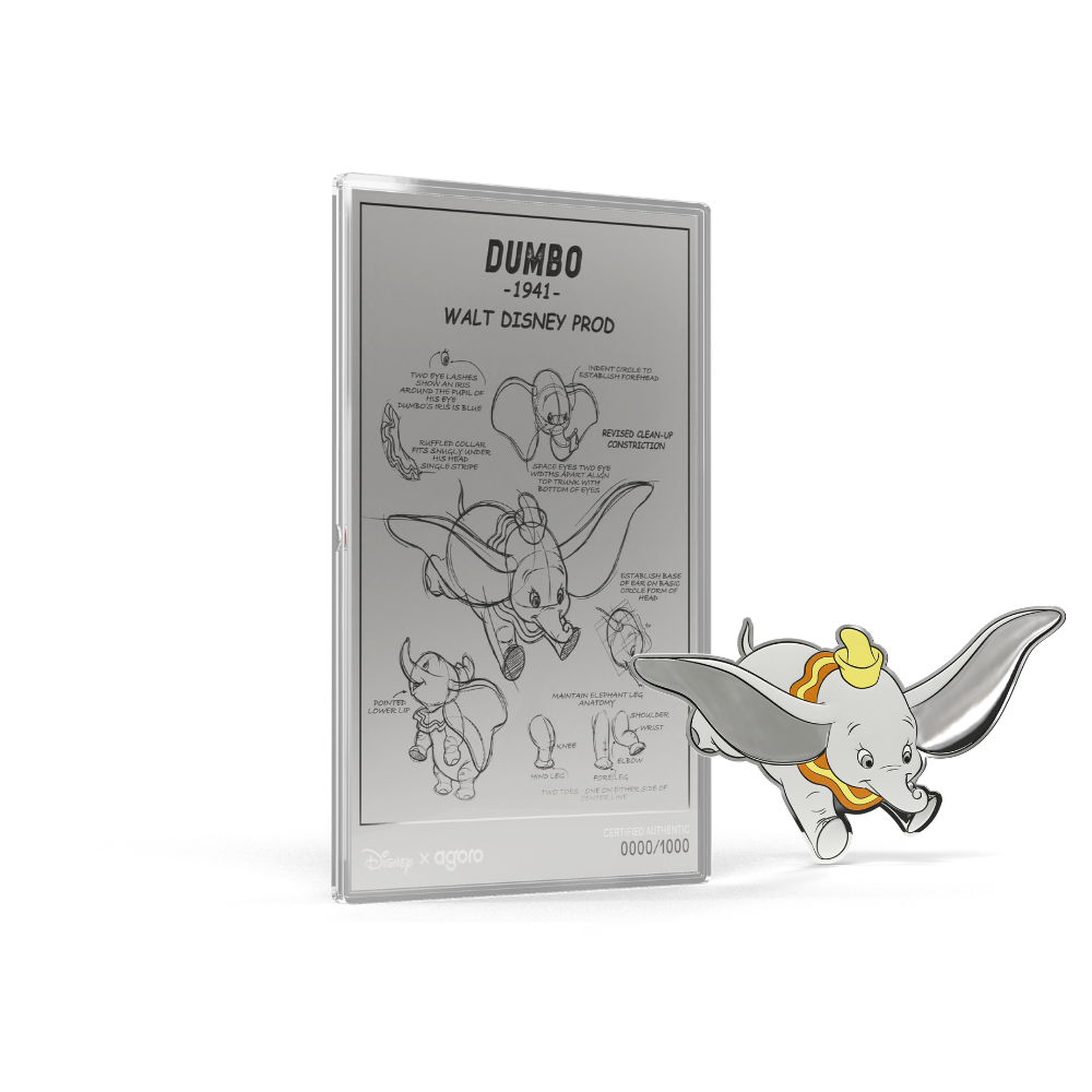 Disney Dumbo Silver Collectible Set Agoro