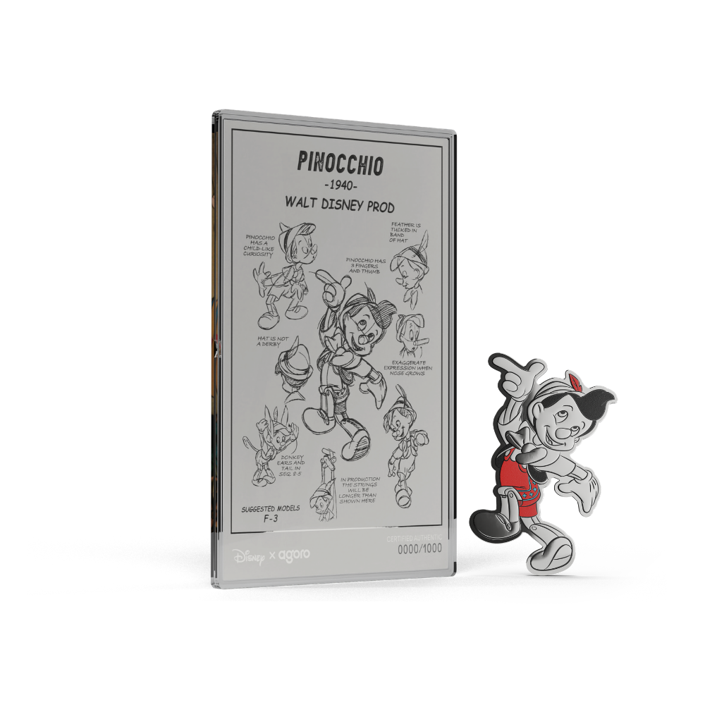 Disney Pinocchio Silver Collectible Set Agoro