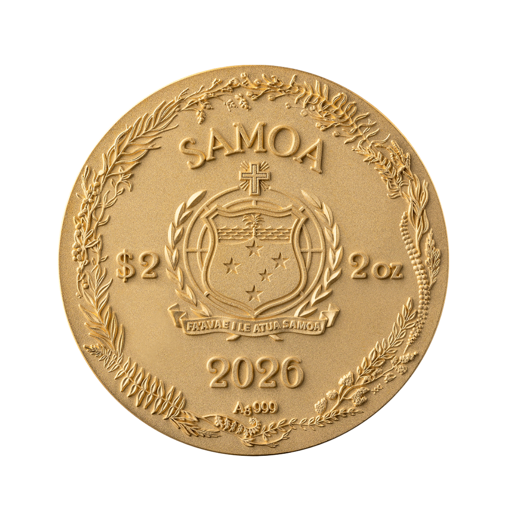 Dragonfly Amber Mirage 2 Oz Silver Coin MINT XXI