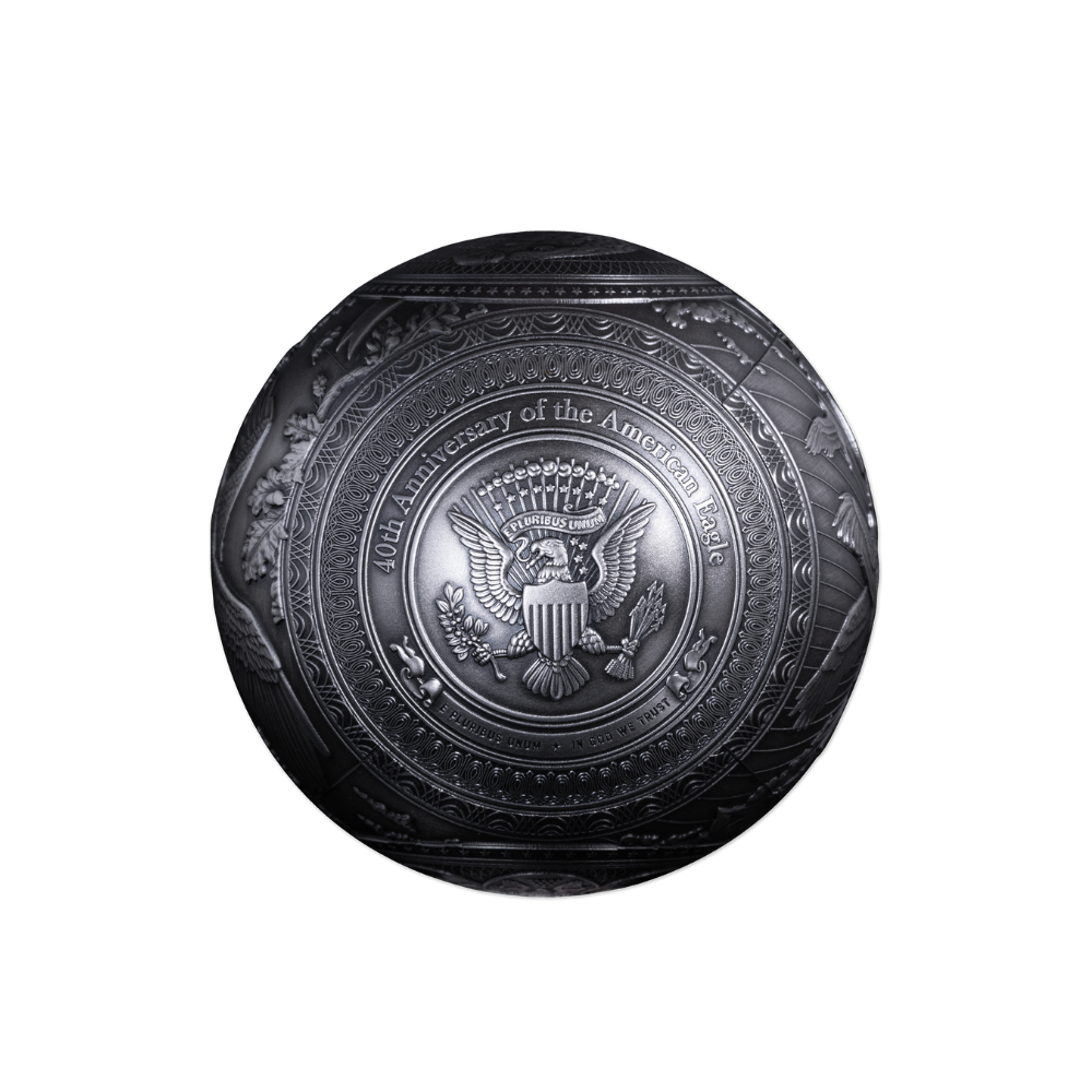 EAGLE Sphere 40th Anniversary 1 Kg Kilo Silver Coin 2026