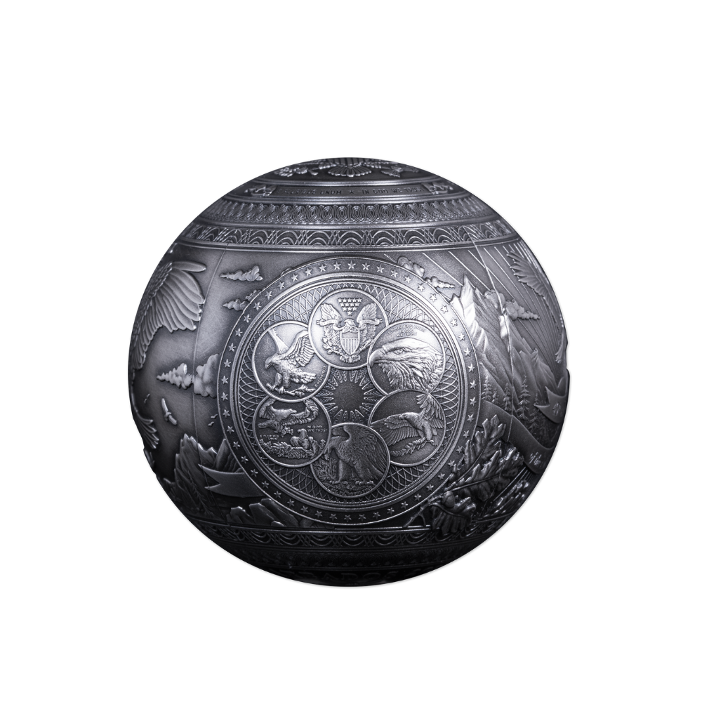EAGLE Sphere 40th Anniversary 1 Kg Kilo Silver Coin 2026