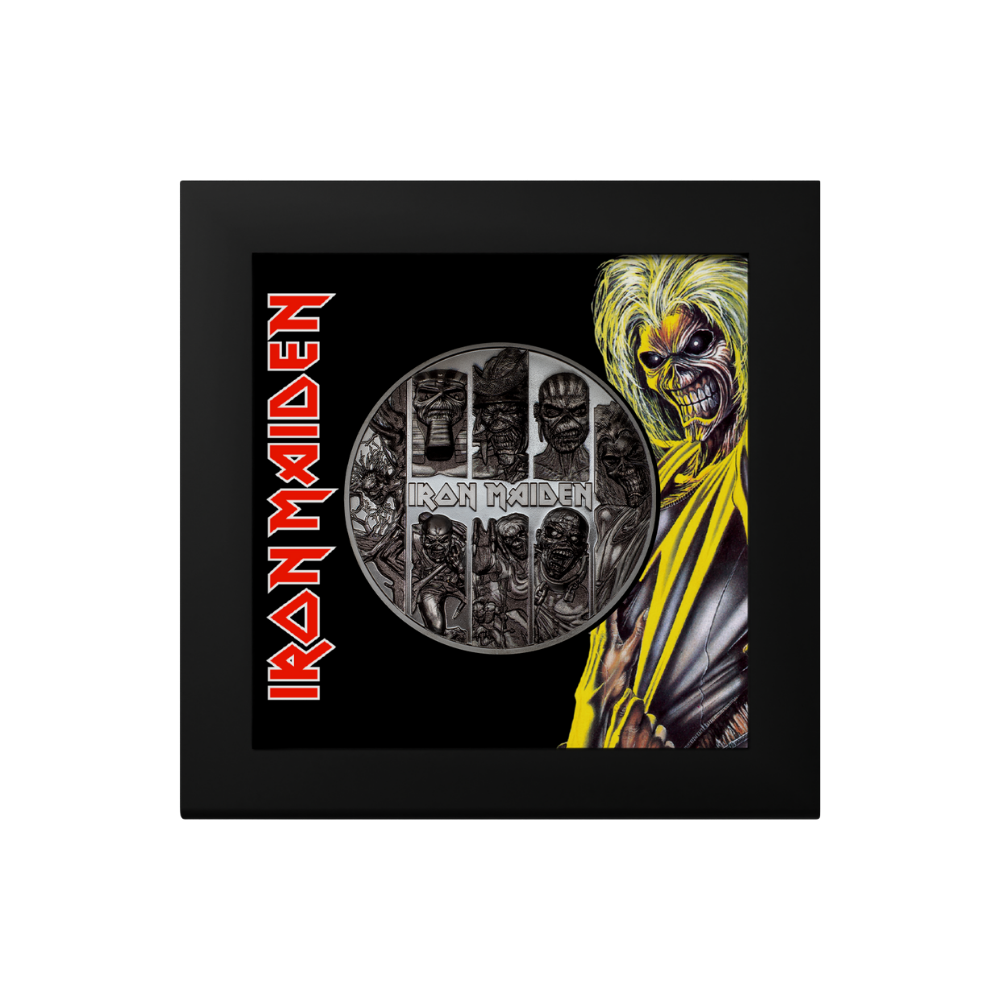 EDDIE Iron Maiden Best of Eddie 3 Oz Silver Coin $20 Cook Islands 2024
