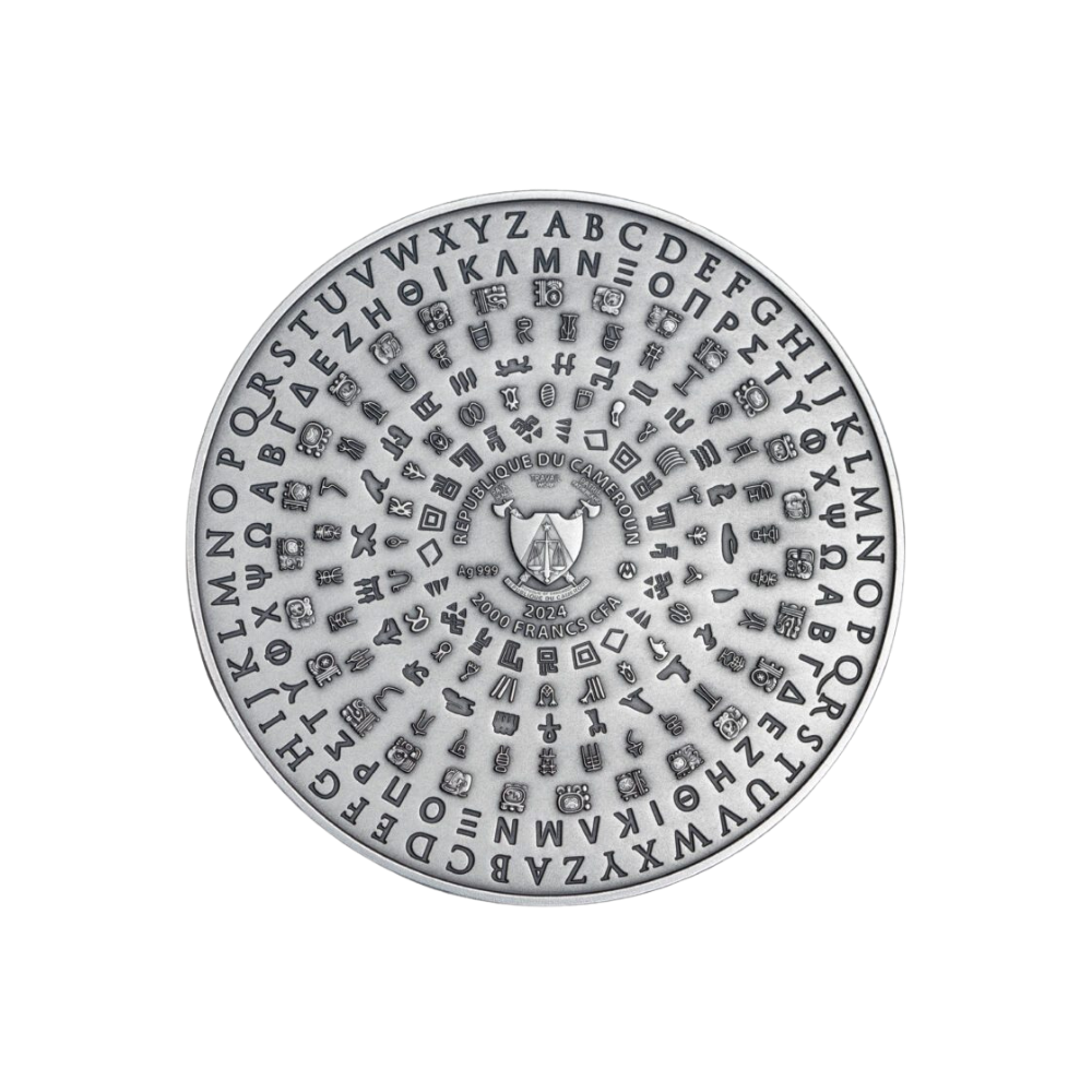 EGYPTIAN Ancient Civilizations 2 Oz Silver Coin 2000 Francs Cameroun 2024