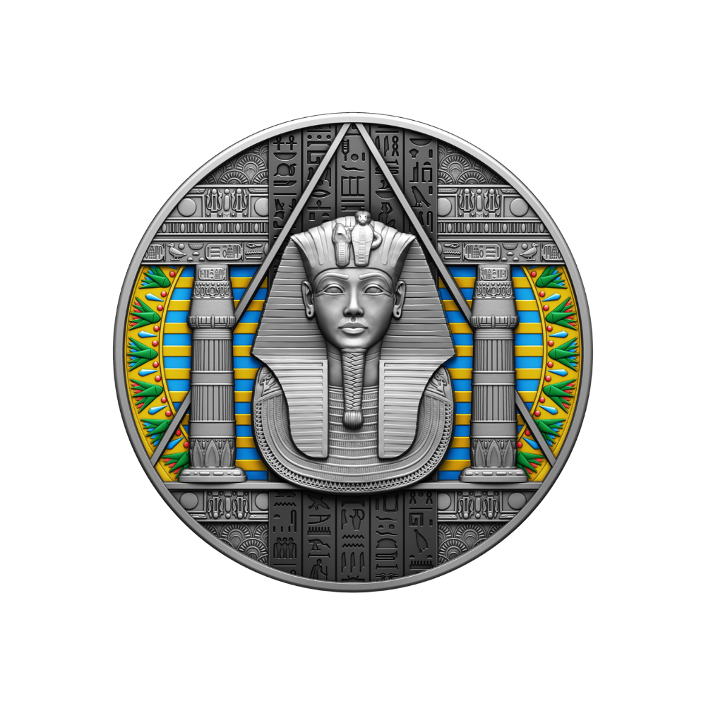 EGYPTIAN Ancient Civilizations 2 Oz Silver Coin 2000 Francs Cameroun 2024